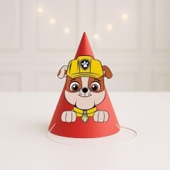 3d Rubby Paw Patrol Parti Şapkası