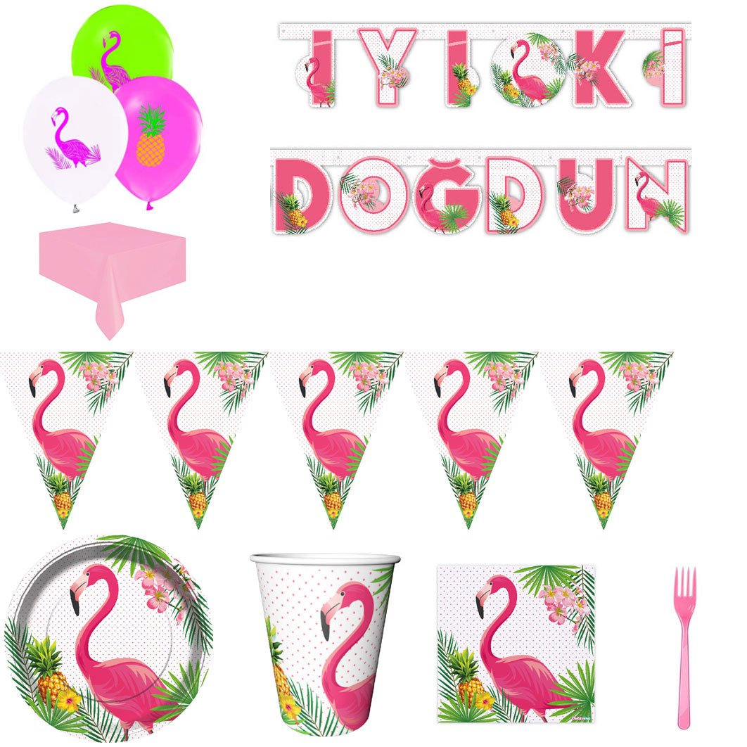 Flamingo Parti Seti 16 Kişilik