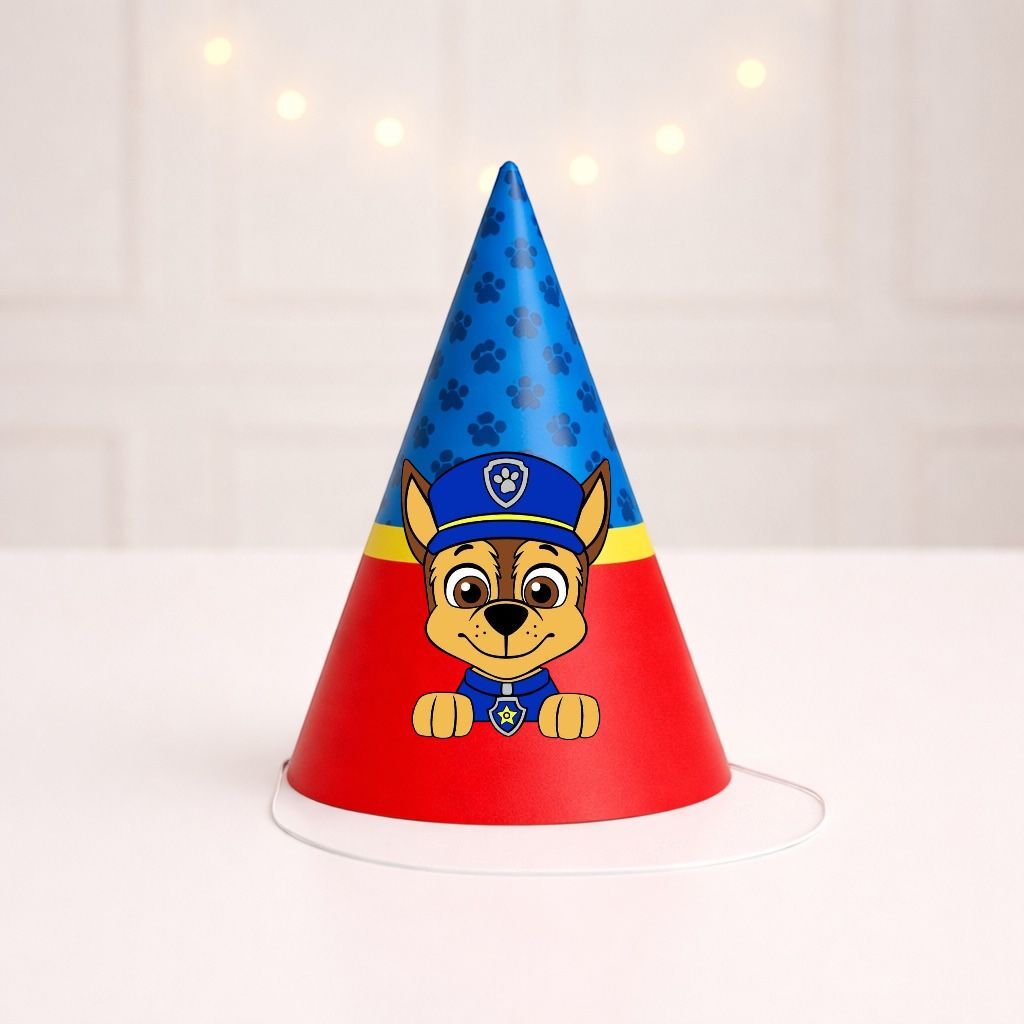 Paw Patrol Polis Parti Şapkası 4 Adet