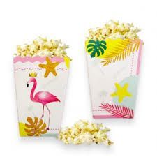 Flamingo Mısır Popcorn Kutusu 8 Adet