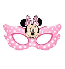 Minnie Mouse Karton Maske 6 Adet