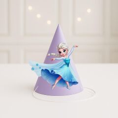 3d Elsa Frozen Parti Şapkası