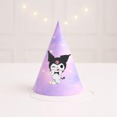 Kuromi Parti Şapkası 4 Adet