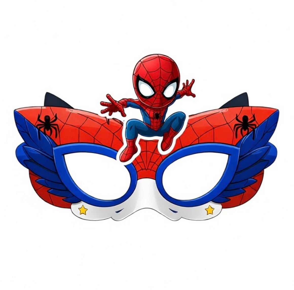 Örümcek Adam Karton Maske 6 Adet