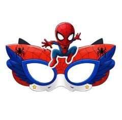 Örümcek Adam Karton Maske 6 Adet