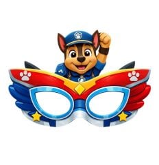 Paw Patrol Polis Karton Maske 6 Adet
