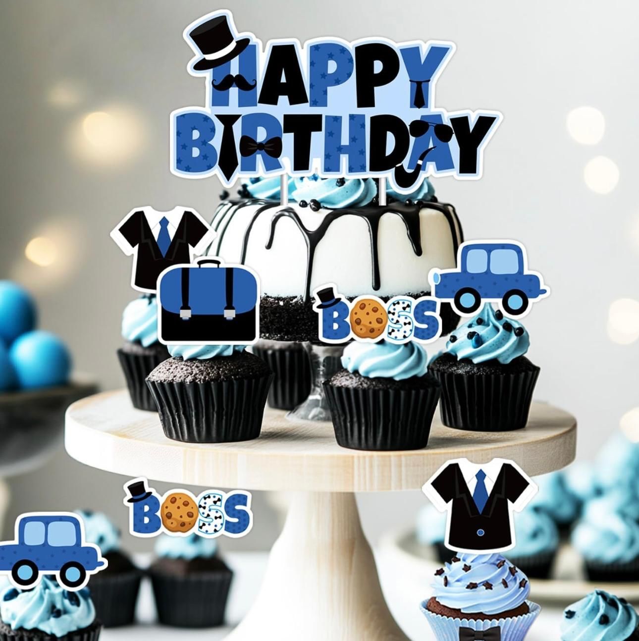 Patron Bebek Cake Topper Set