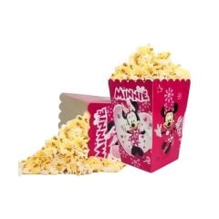 Minnie Mouse Mısır Popcorn Kutusu 8 Adet