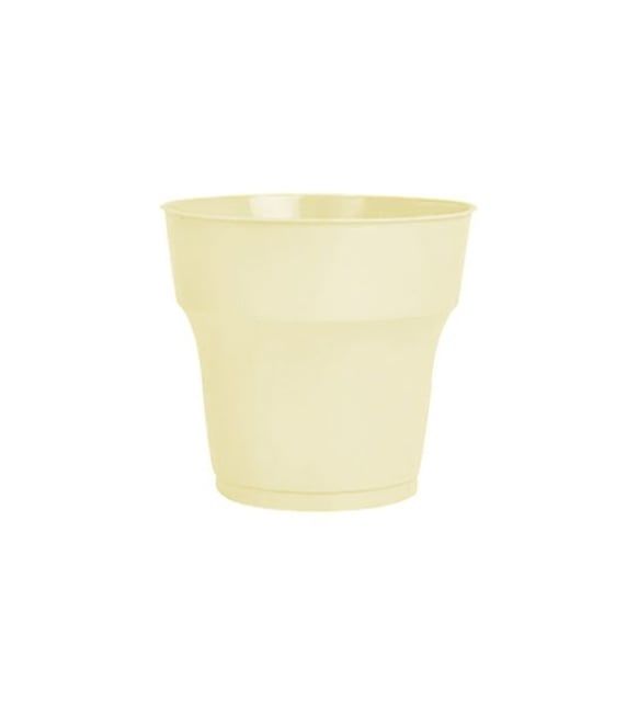 Krem Plastik Bardak 24 Adet