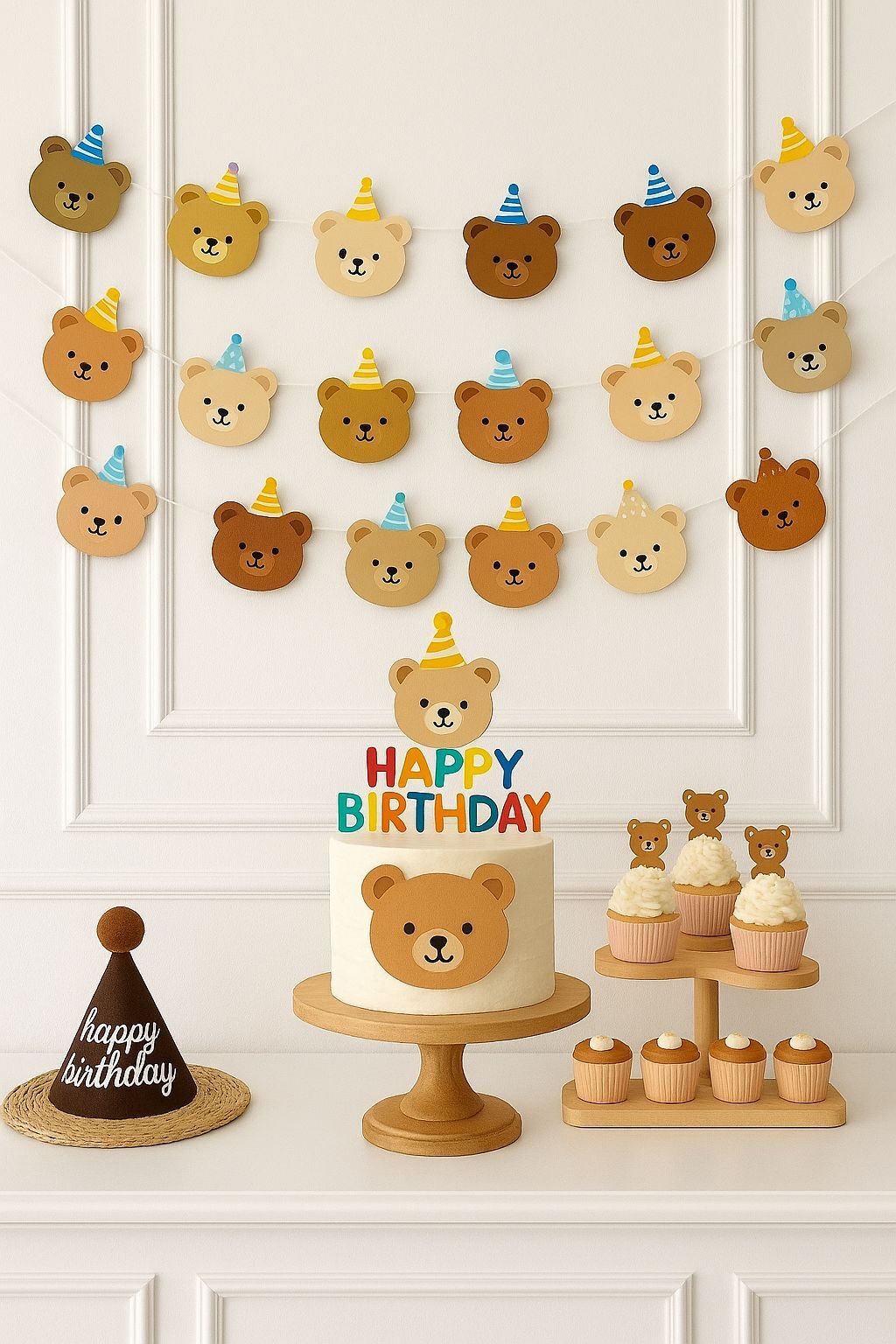 Ayıcık Asma Dekoratif Banner