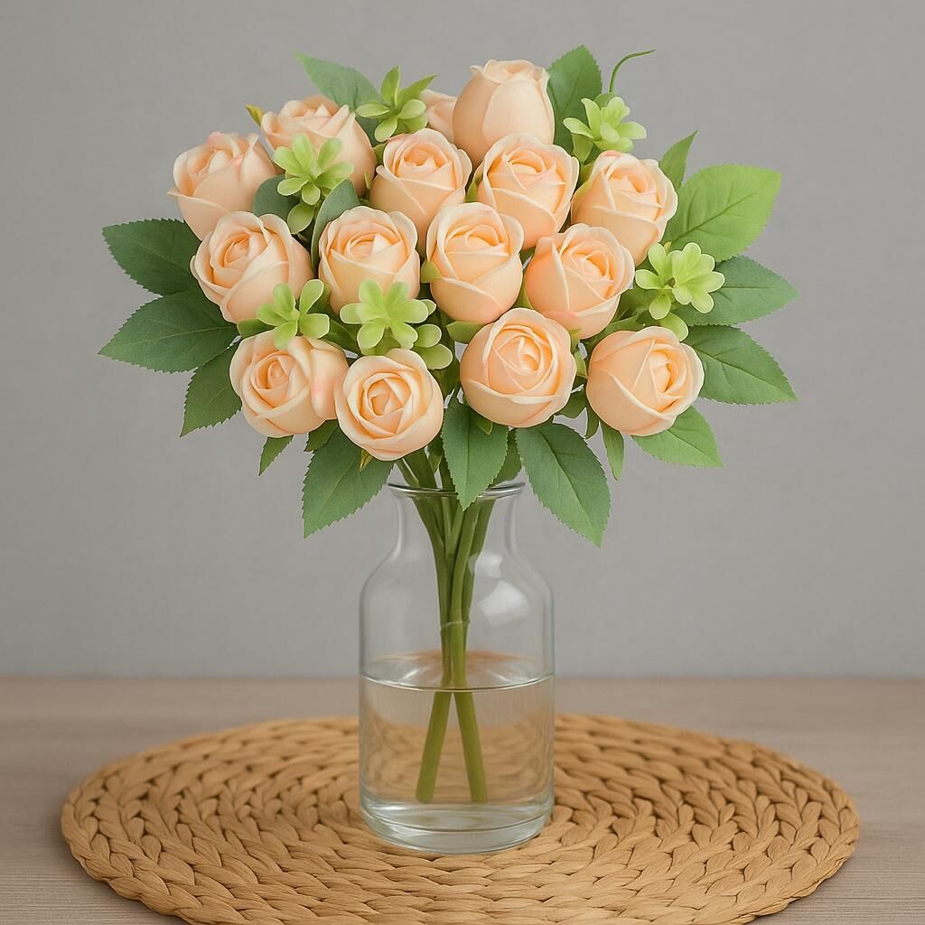 Somon Yapay Gül  1 Adet