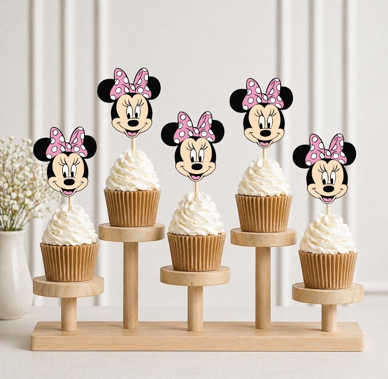 Minnie Mouse Kürdan 8 Adet