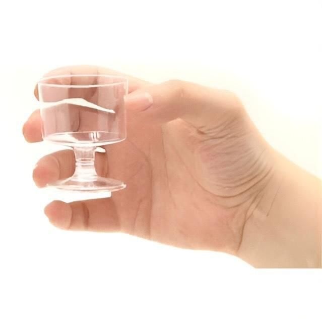 Şeffaf Mika Mini Boy Kadeh 10 Adet