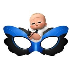 Patron Bebek Kağıt Maske 6 Adet