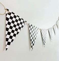 Damalı Hotwheels Flama Bayrak