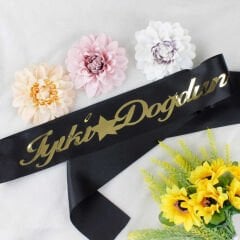 Kuşak Siyah Gold İyiki Dogdun