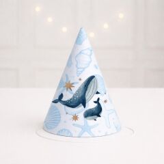 Deniz Teması Parti Şapkası 4 Adet