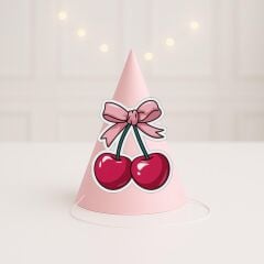 3d Kiraz Parti Şapkası