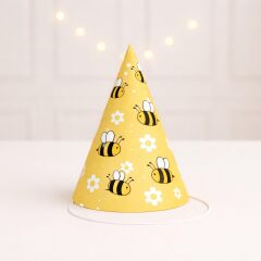 Arı Teması Parti Şapkası 4 Adet