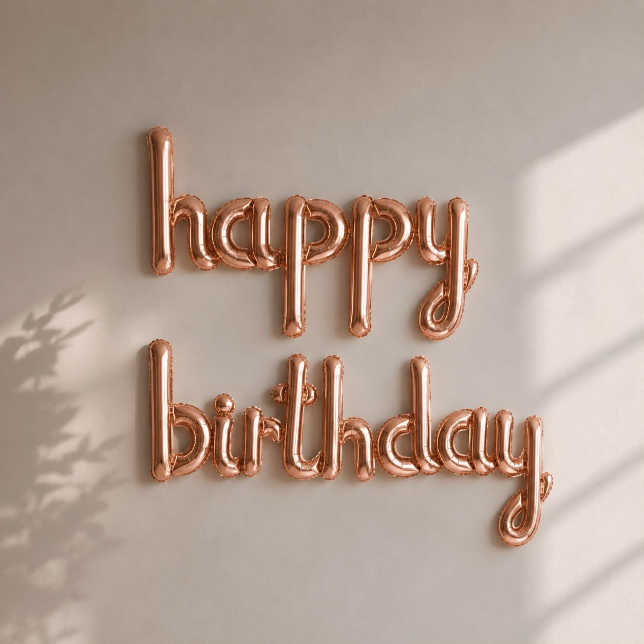 ROSEGOLD İMZA HAPPY BİRTHDAY BALON