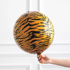 4d Küre Kaplan Folyo Balon