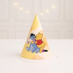 Winnie The Pooh Parti Şapkası 4 Adet