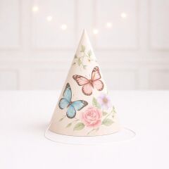 Kelebek Parti Şapkası 4 Adet