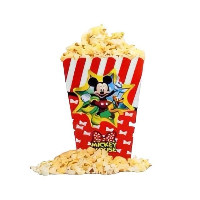 Mickey Mouse Mısır Popcorn Kutusu 8 Adet