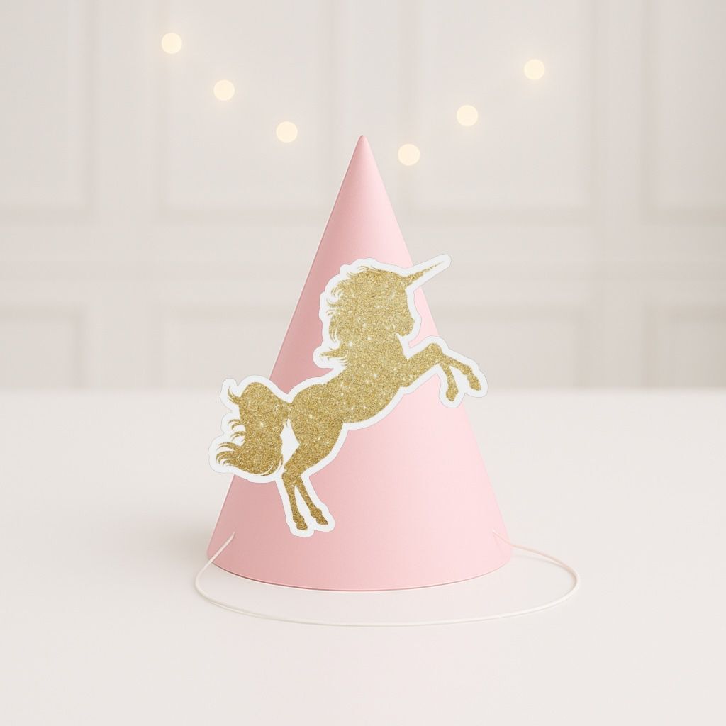 3d Ünicorn Parti Şapkası