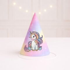 Unicorn Parti Şapkası 4 Adet