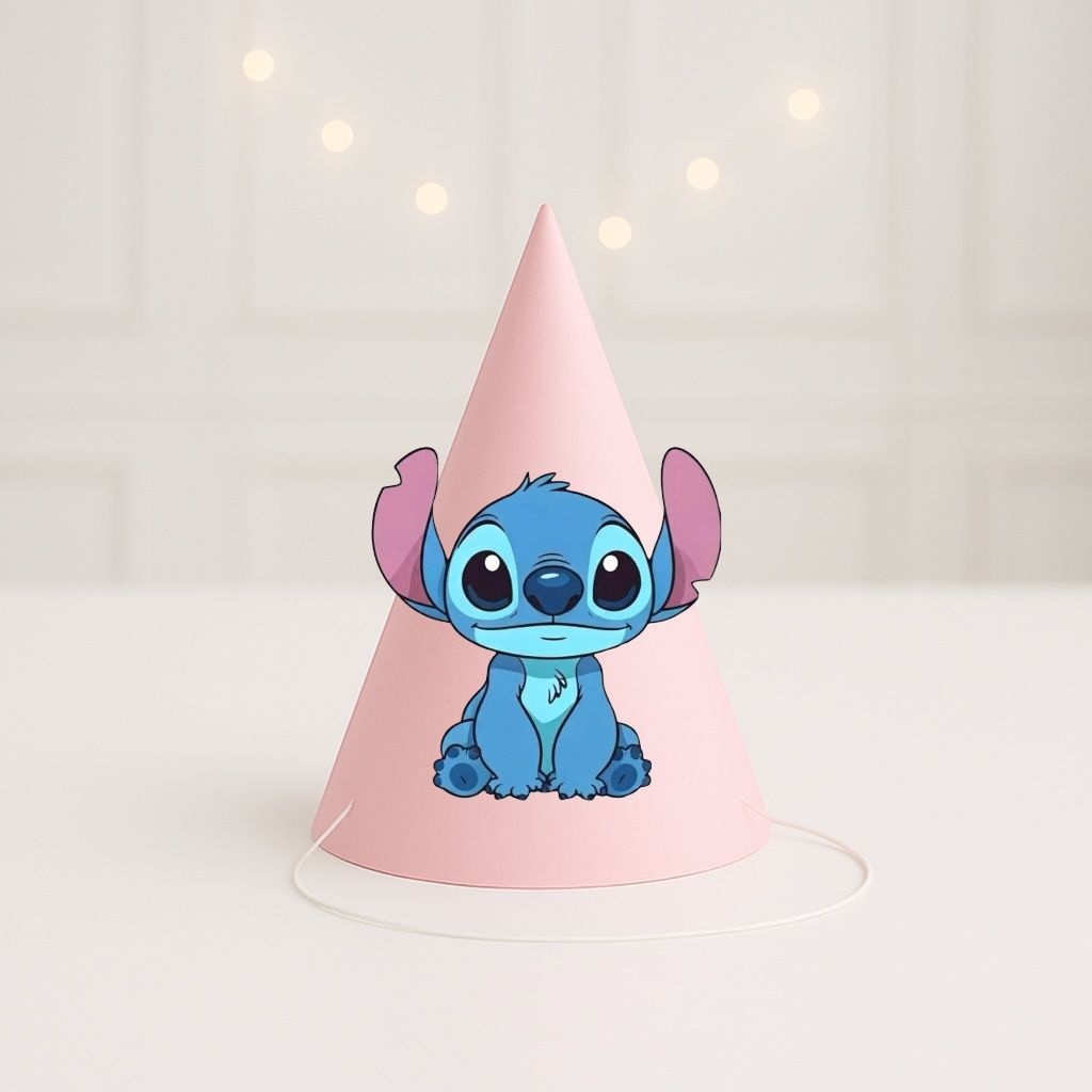 3d Stitch Parti Şapkası
