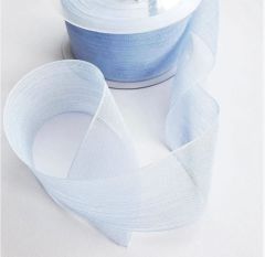 4cm Kalın Mavi Organze Kurdele