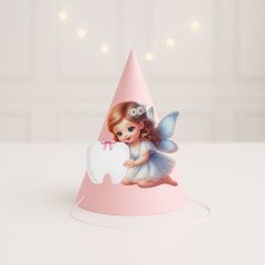 3d Kız Diş Parti Şapkası
