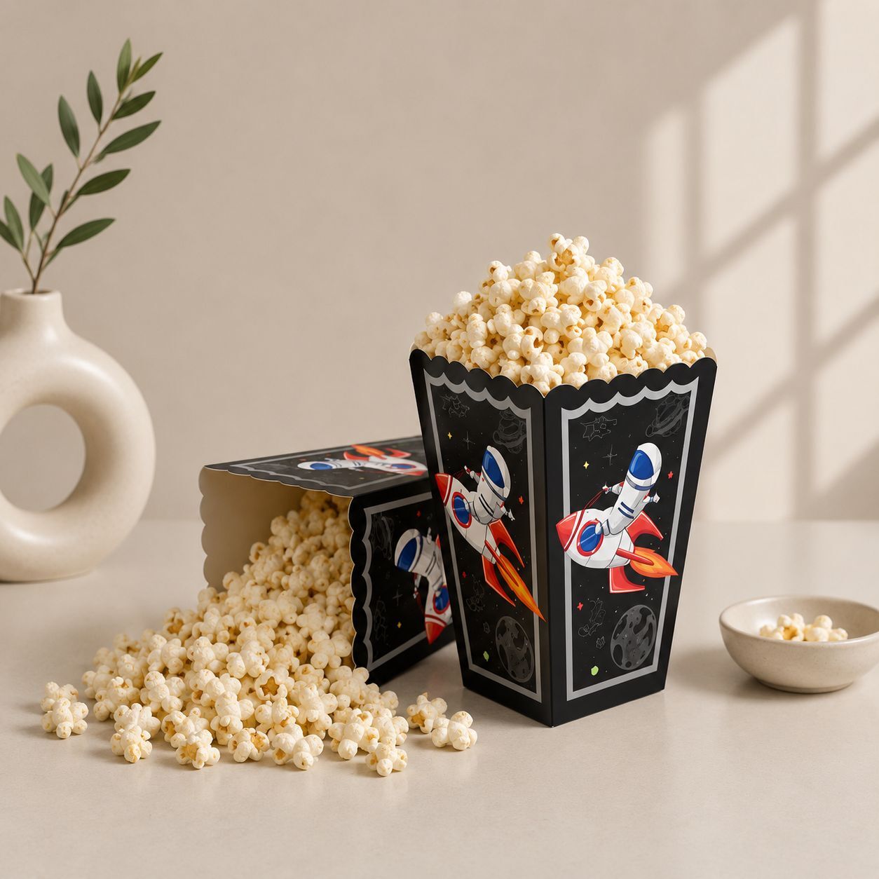 Uzay Popcorn Mısır Kutusu 8 Adet