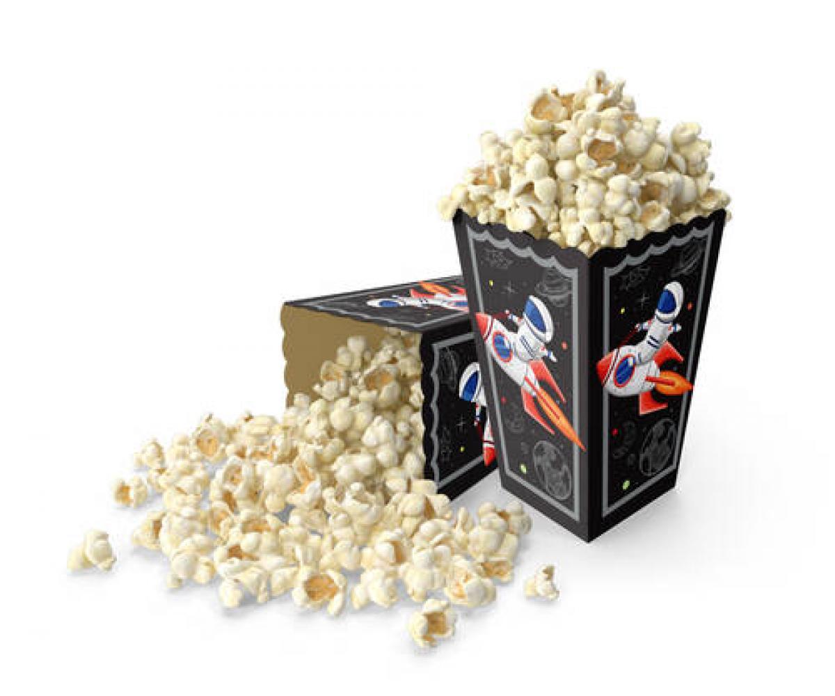 Uzay Mısır Popcorn Kutusu 8 Adet