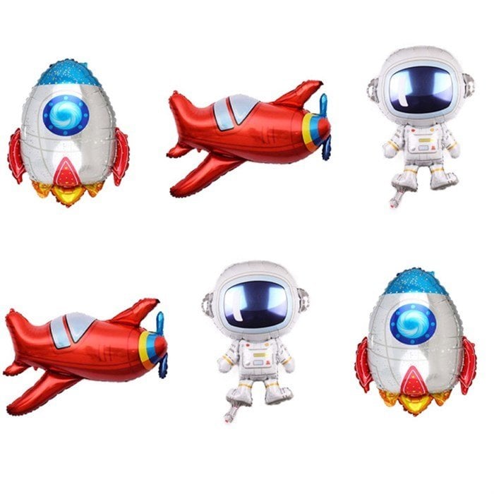 6'lı Mini Uzay Balon Seti
