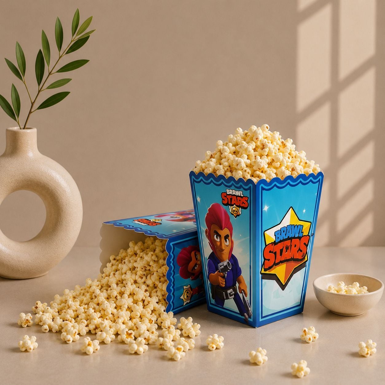 Brawl Stars Popcorn Mısır Kutusu 8 Adet