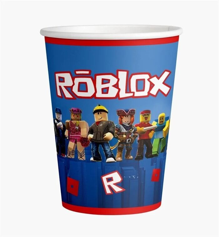 Roblox Karton Bardak 8 Adet