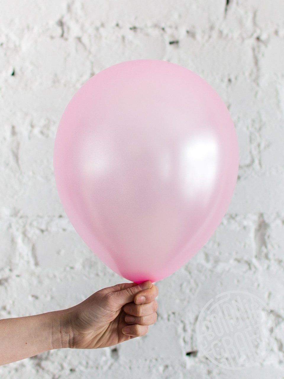 Pembe Metalik Balon 10 Adet