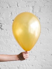 Gold Metalik Balon 10 Adet