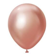 18 inç Büyük Rosegold Krom Balon 1 Adet