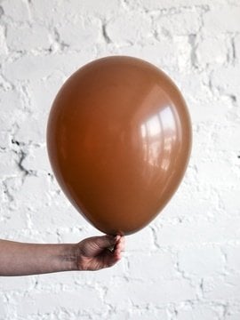 Kahverengi Pastel Balon 10 Adet