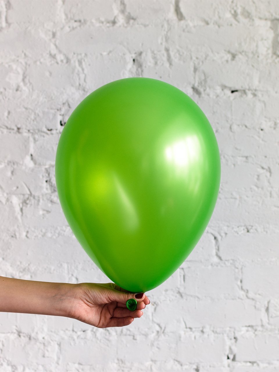 Fıstık Yeşili Metalik Balon 10 Adet