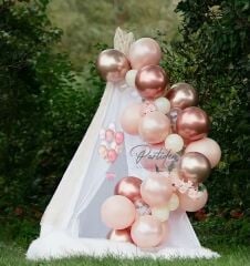 ROSE KRİSTAL BALON ZİNCİRİ