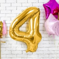 100CM 4 GOLD RAKAM BALON