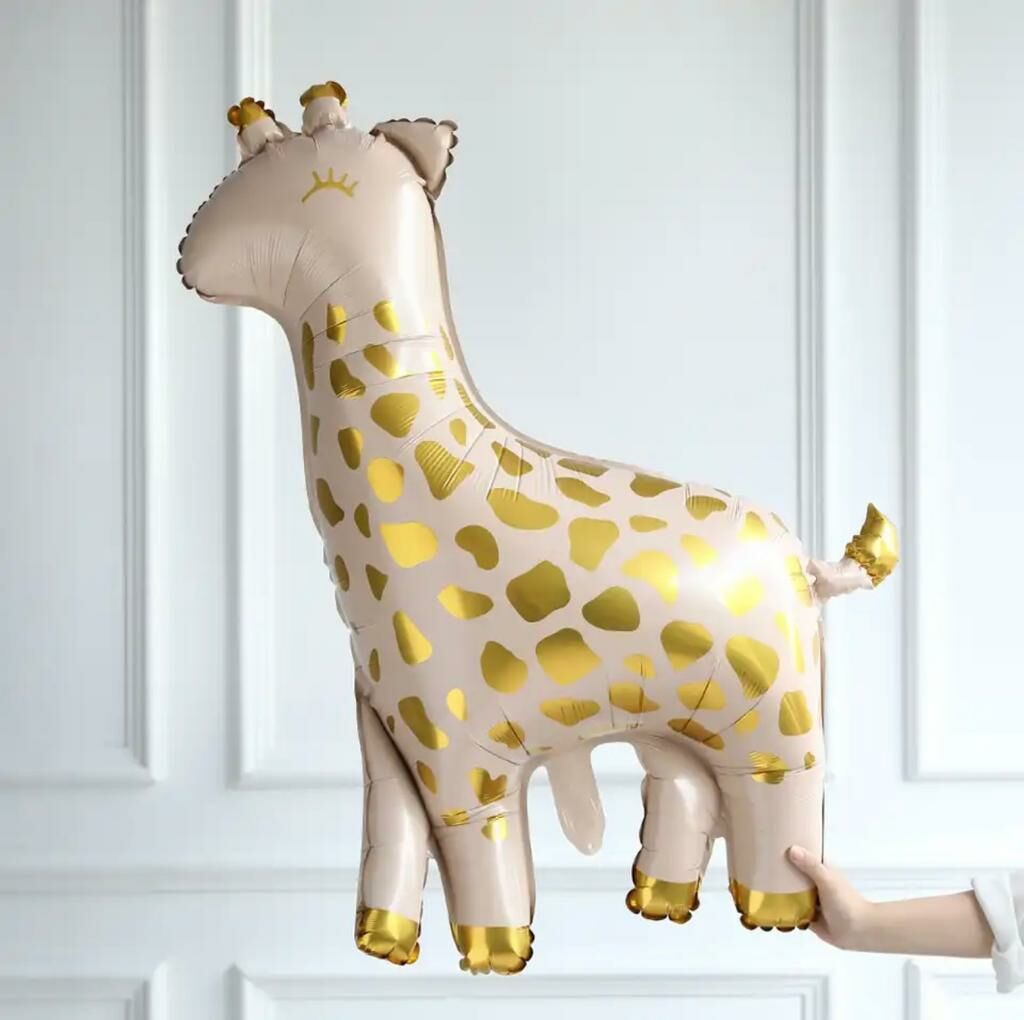 Altın Zürafa Folyo Balon