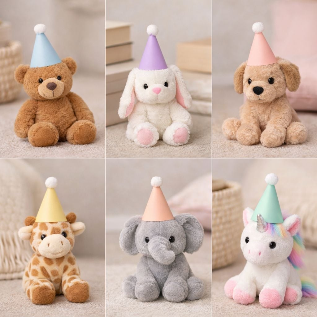 Oyuncak Mini Parti Şapkası 6 Adet