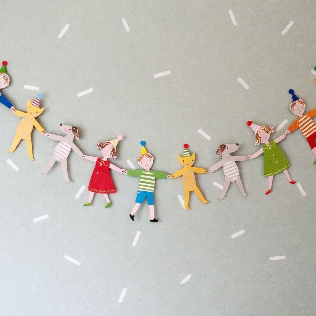 Neşeli Çocuklar Dekoratif Banner