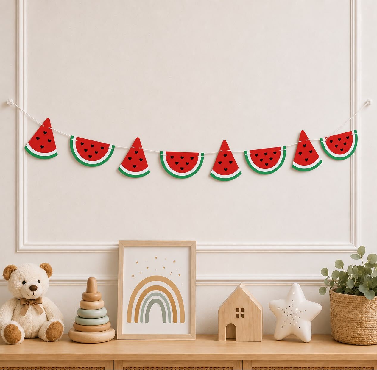 Karpuz Temalı Dekoratif Banner