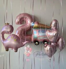 Dinazor Kız Balon Demeti